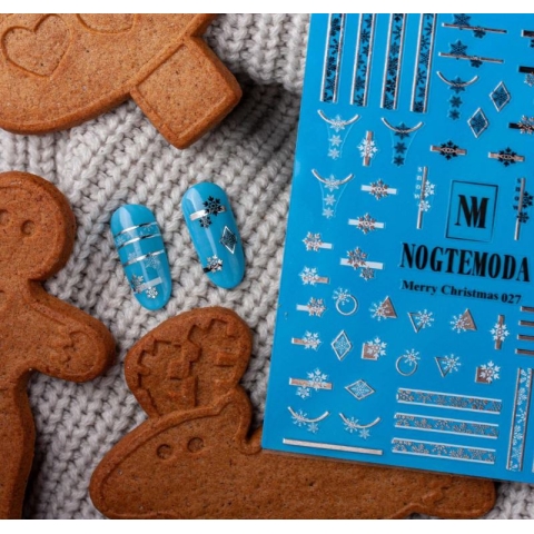 NOGTEMODA "MERRY CHRISTMAS" #027 в интернет магазине в Сургуте,NOGTEMODA "MERRY CHRISTMAS" #027 купить в Сургуте, Интернет-магазин Shopnails.pro Сургут предлагает купить NOGTEMODA "MERRY CHRISTMAS" #027, гели, акрилы, мономеры, наборы гель лаков Шеллак, биогелей OPI Axxium, специальные жидкости