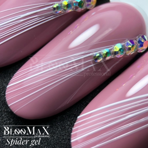 BlooMaX Паутинка Белая, 5мл  в интернет магазине в Сургуте,BlooMaX Паутинка Белая, 5мл  купить в Сургуте, Интернет-магазин Shopnails.pro Сургут предлагает купить BlooMaX Паутинка Белая, 5мл , гели, акрилы, мономеры, наборы гель лаков Шеллак, биогелей OPI Axxium, специальные жидкости