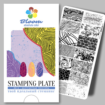 Bloom пластина для стемпинга 014