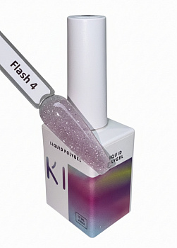 DAKI Liquid Polygel светоотражающий F4, 15 мл 