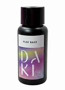 DAKI FLEX BASE Эластичная жидкая база для ногтей, 30 мл 