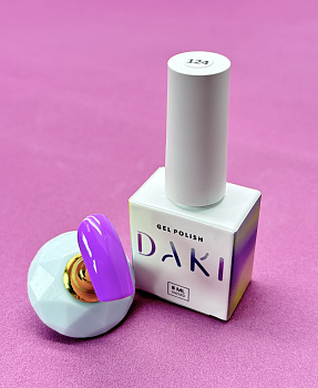 DAKI Гель лак 124, 8 мл