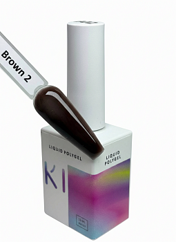 DAKI Liquid Polygel Brown 2, 15 мл