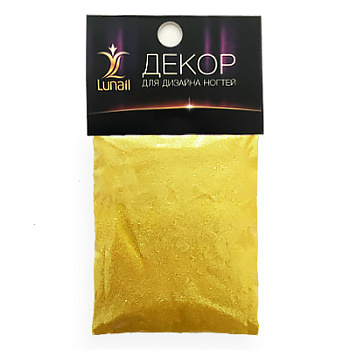 Lunail блёстки PR3608 Желтый ирис, 4гр
