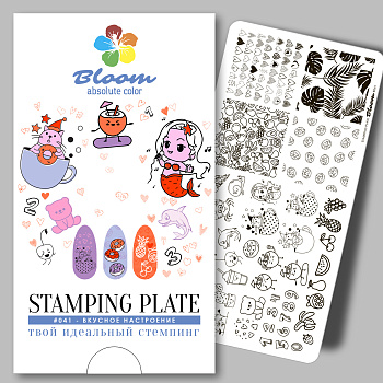 Bloom пластина для стемпинга 041