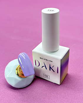 DAKI Гель лак 119, 8 мл