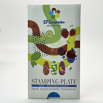 Bloom пластина для стемпинга 020