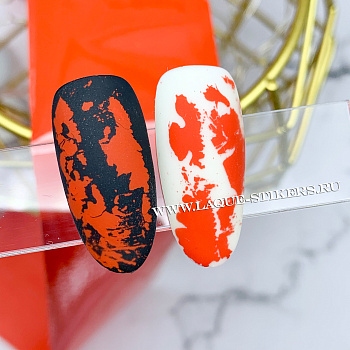 LAQUE Фольга матовая "Алая"