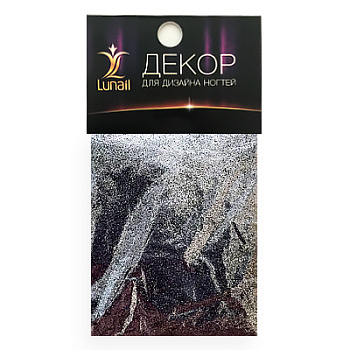 Lunail блёстки P47 Темно серый, 4гр