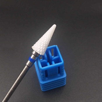 Фреза керамическая конус, синий