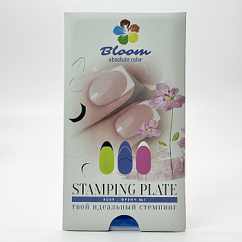 Bloom пластина для стемпинга 059