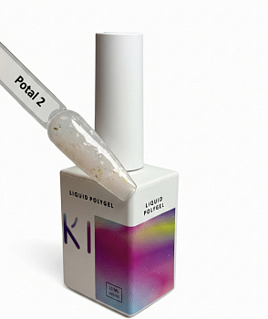 DAKI Liquid Polygel с поталью Р2, 15 мл 