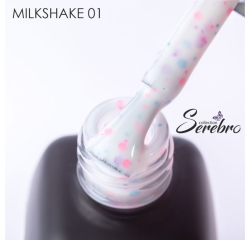 SEREBRO Гель лак Milkshake 01, 11мл